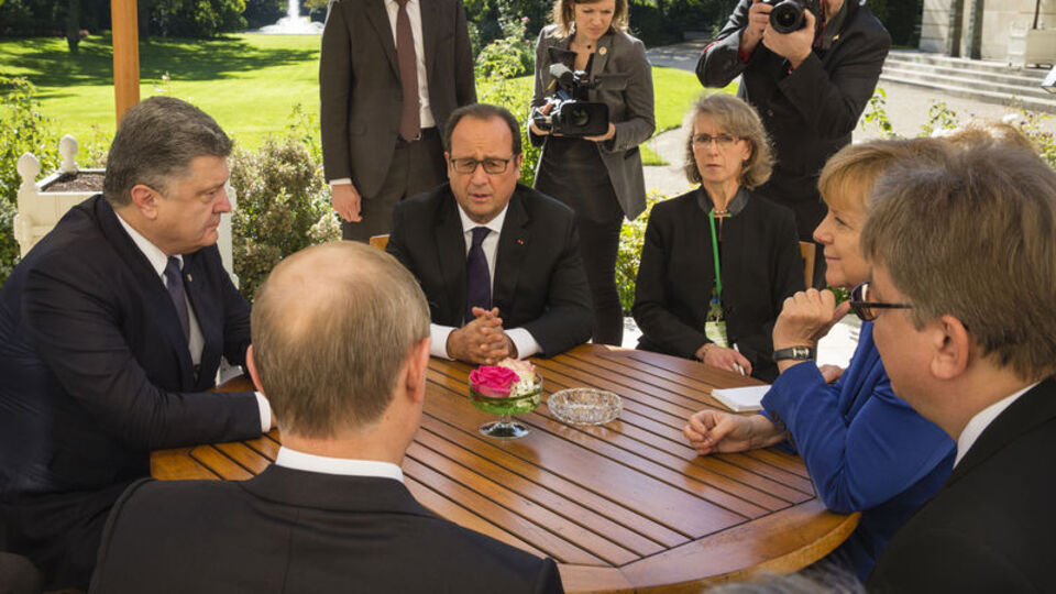 Normandiya Dörtlüsü, Ukrayna krizini görüştü