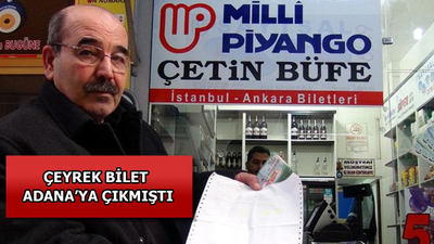 "Talih kuşu" Mersin'e konmuş