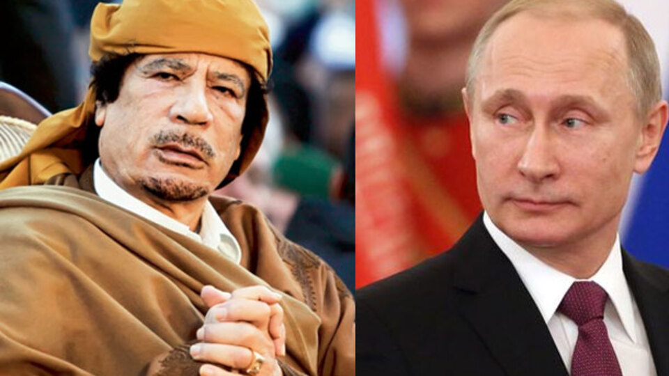 Kaddafi Putin'in kızını istemiş!