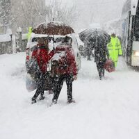 Ordu'da okullara kar tatili!
