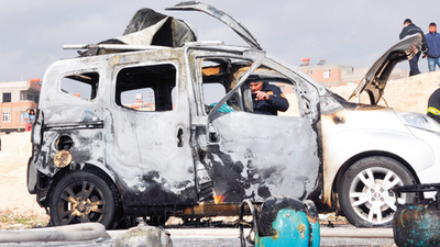 Otomobilde tüp patlatarak intihar etti!