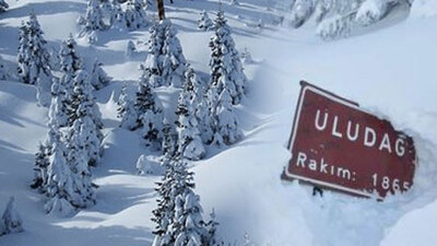 Uludağ'da kar kalınlığı 85 cm