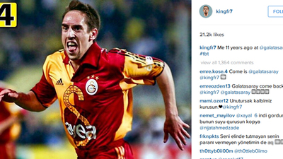 Ribery'den sarı-kırmızılı hatıralar