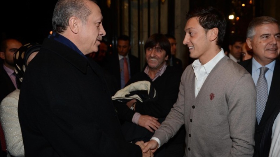 Mesut Özil, Erdoğan ile görüştü