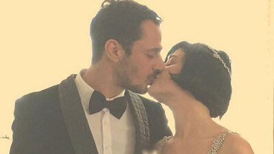 Gonca gelinliği giydi!