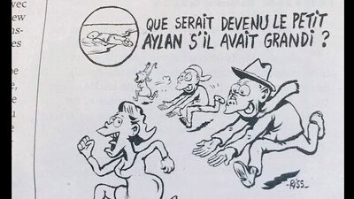 Charlie Hebdo'dan yine tartışma yaratan karikatür