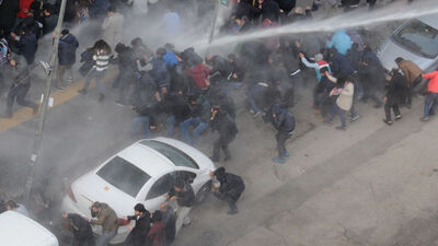Diyarbakır'da Sur eylemine polis müdahalesi
