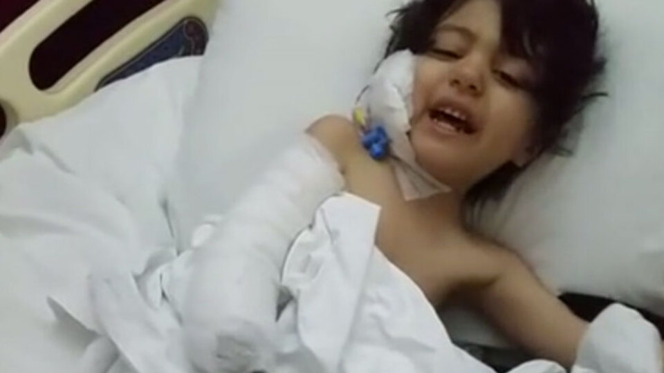 Serum nedeniyle elini kaybetti!