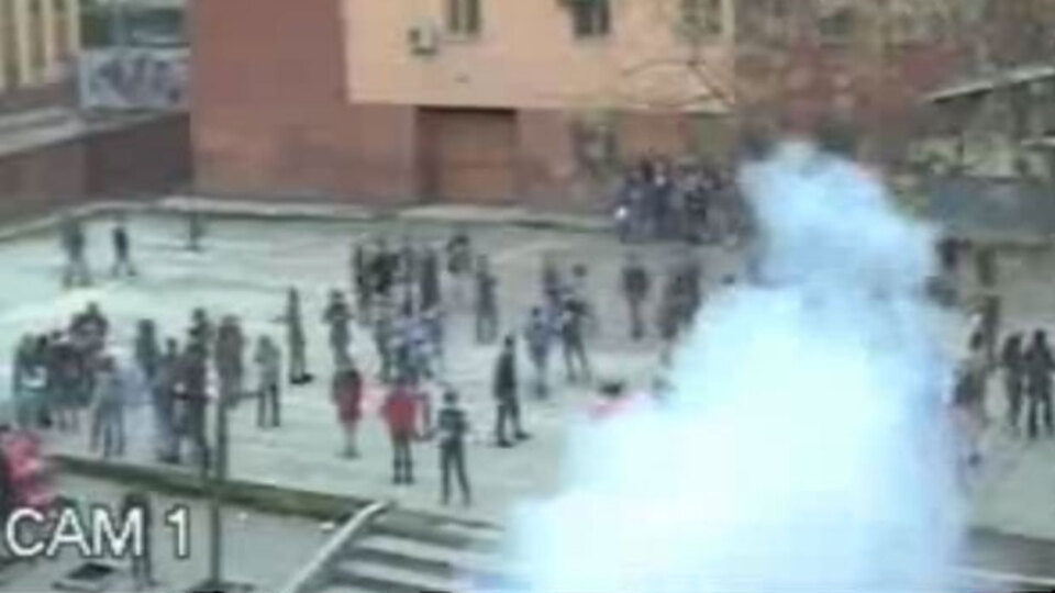 Hain saldırı kameralara yansıdı