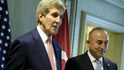 Çavuşoğlu, Kerry ile Suriye'yi görüştü