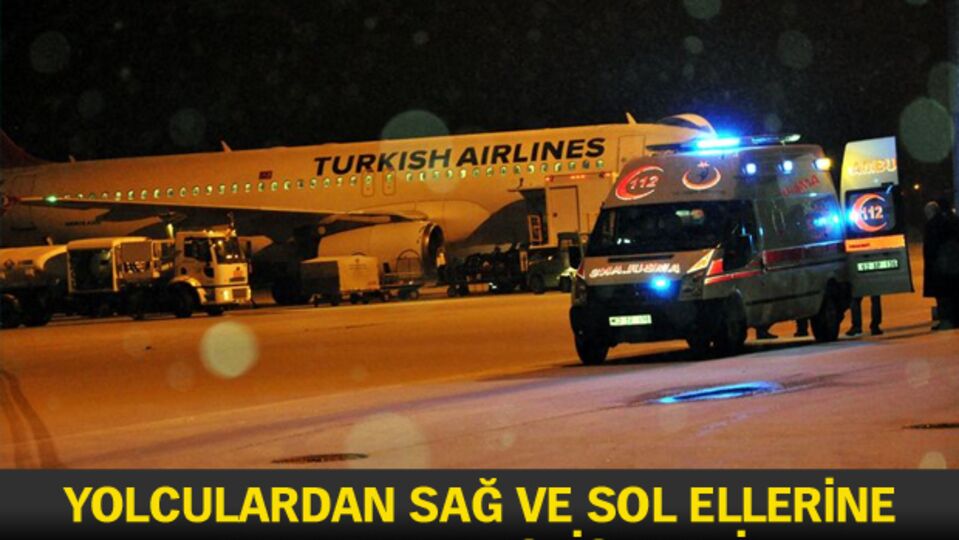 Yolculardan sağ ve sol ellerine bunu yazması istendi!