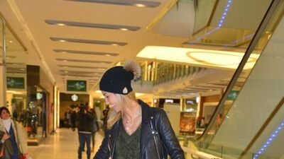 Oğullarının enerjisi Çağla'yı yordu