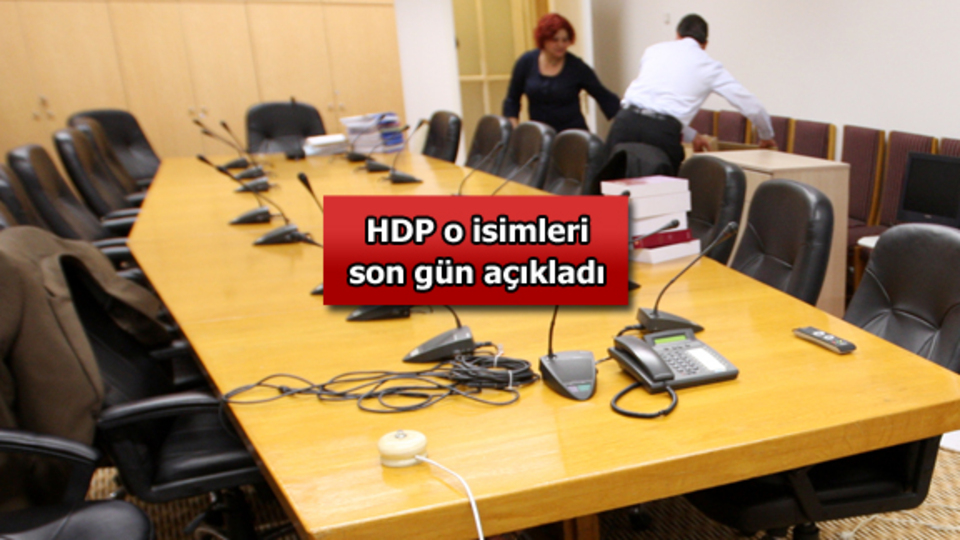 Uzlaşma masasına bu isimler oturacak!