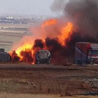Rusya, insani yardım TIR'larını bombaladı