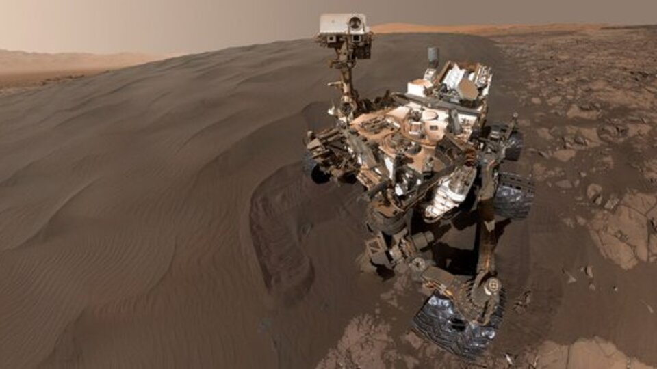 Mars'tan selfie