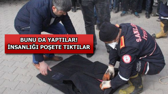İnsanlığı poşete gömdüler!