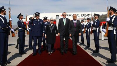 Cumhurbaşkanı Erdoğan Şili'de