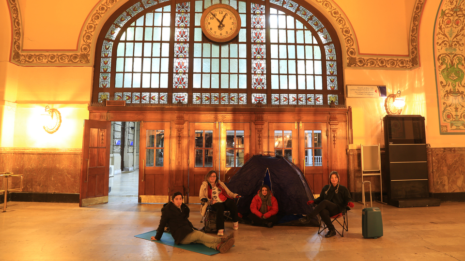 Haydarpaşa Garı'nda restorasyon öncesi son gece