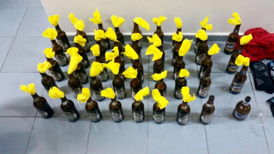 Polis ekiplerine molotof atan 26 kişi gözaltına alındı