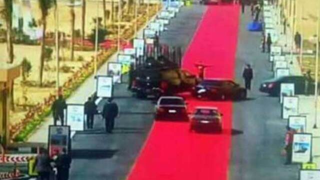 Konvoyuna da kırmızı halı!