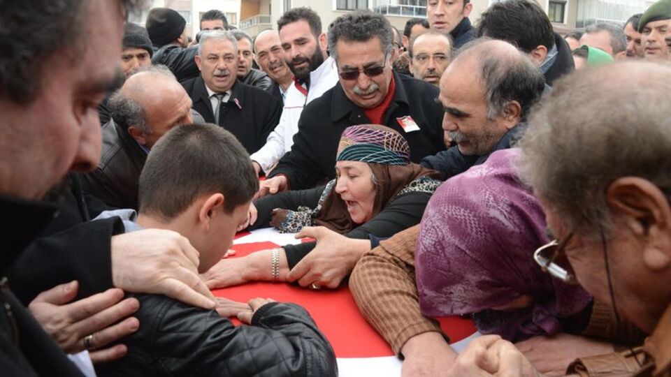 Cizre şehidi için tören!