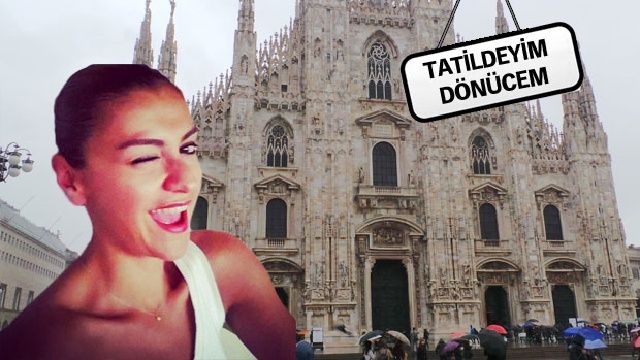 Seda Zeynep Köse modanın başkenti Milano'da