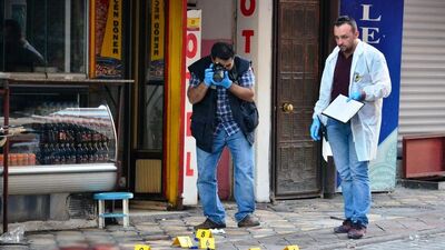 Cinayet anı kamerada!