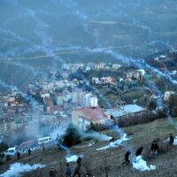 Cerattepe'de ikinci müdahale, araçlar çekiliyor