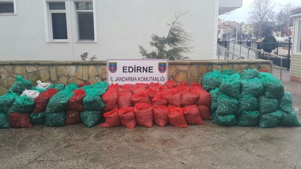 Edirne'de 'midye' operasyonu
