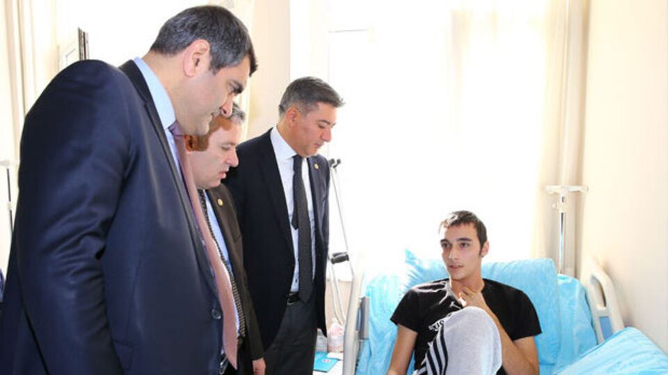 CHP'den hastane ziyareti