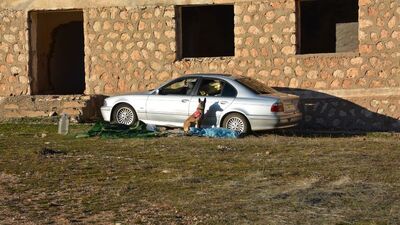 BMW bagajında 650 kilo bomba!