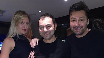 Serdar Ortaç'a taçlı pasta