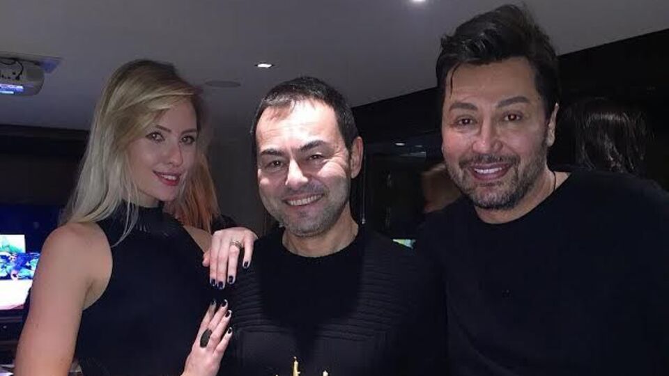 Serdar Ortaç'a taçlı pasta