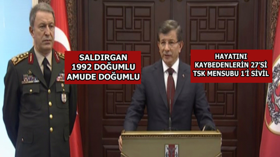 Başbakan Davutoğlu faili ve örgütünü açıkladı