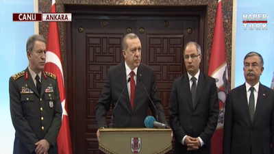 Erdoğan: Zincir sökülmeye başladı, 14 kişi gözaltında, devamı gelecek