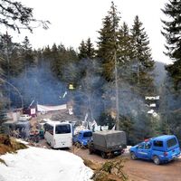 İş makineleri Cerattepe'ye ulaştı!