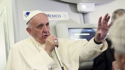 Papa: Trump Hıristiyan değildir