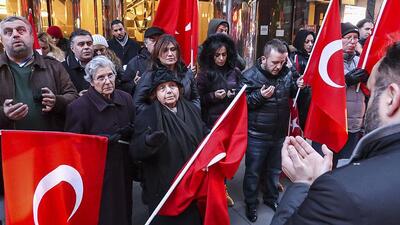 ABD'de "Şehitlerimizi Anma ve Teröre Lanet" gösterisi
