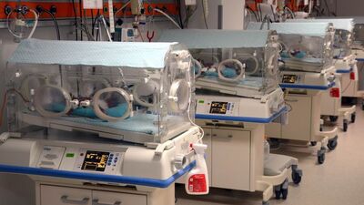 Sare Davutoğlu beşizleri ziyaret etti