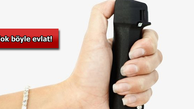 Anneye biber gazlı müdahale!