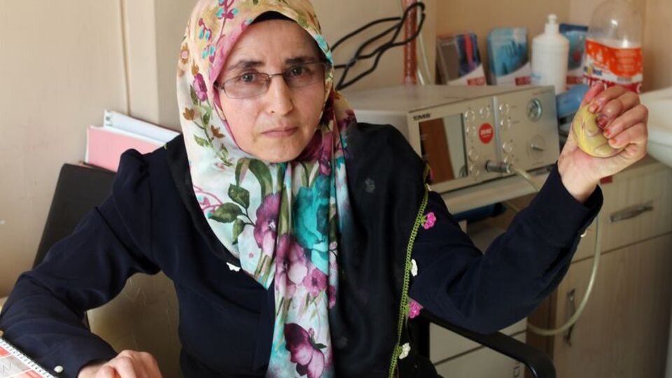 Sinirleri hasar görmüştü şimdi ise...