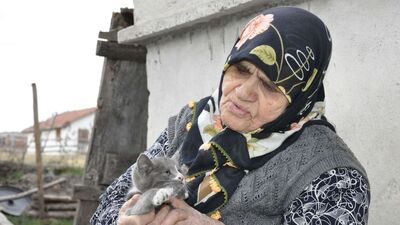 "Kediler aç kalır" diye köyden ayrılmıyor
