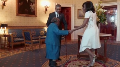 106 yaşındaki kadının hayali gerçek oldu