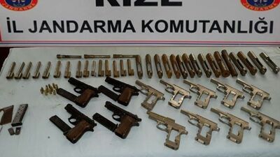 Rize'de kaçak silah operasyonu!