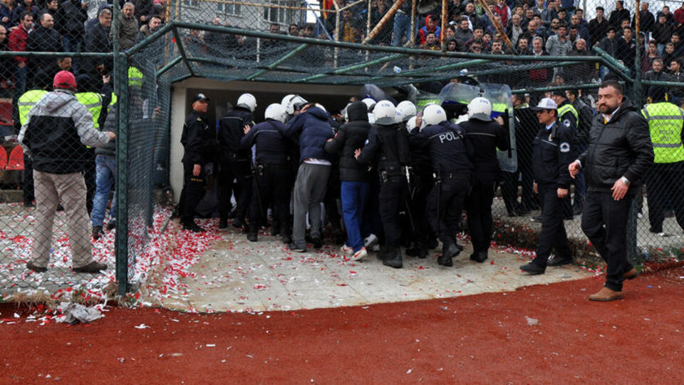 Maç karakolda bitti!