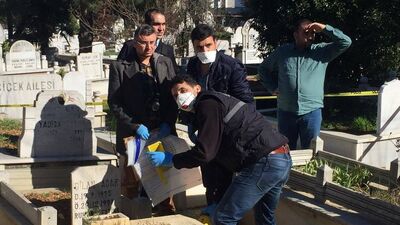 İstanbul'da mezarlıkta cenin dehşeti!