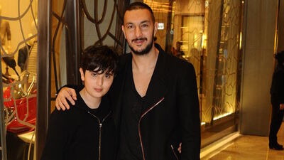 Baba oğulun spor alışverişi