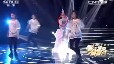 Canlı yayında büyük hata!