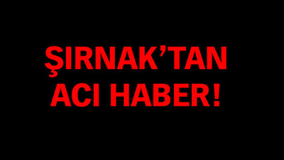 Şırnak'ta uzman çavuş şehit oldu