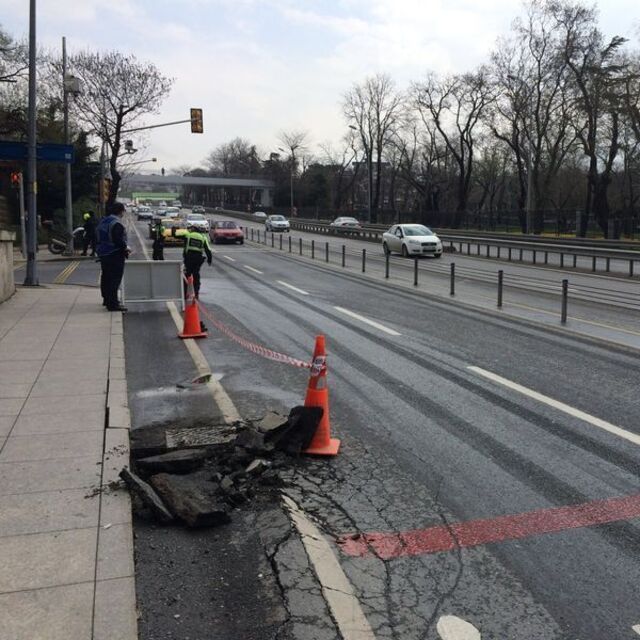 Cumhurbaşkanı'nın güzergahında "şüpheli" kabarma!